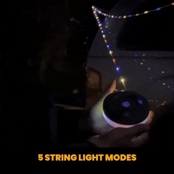 Tehokas LED-ulkosalamppu pitkällä akunkestolla