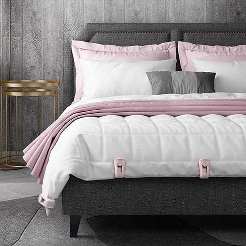 Antiskrid klemmer til dyne - Sikkerhed og komfort (x6)