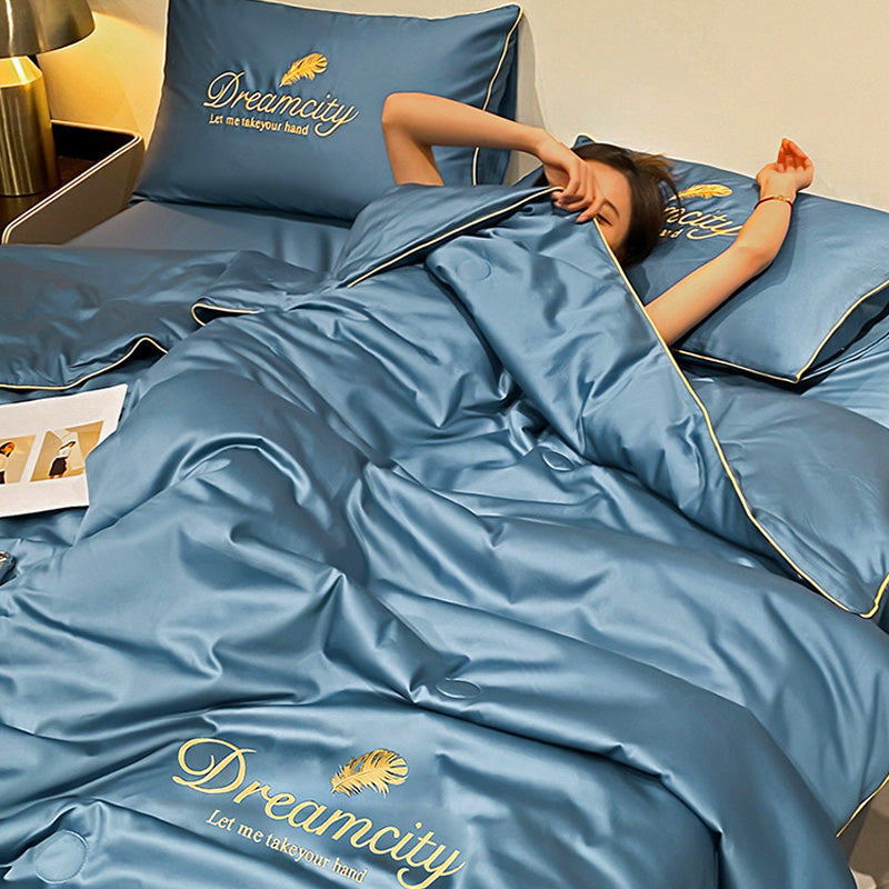 Summer duvet in iced silk - Freshness and nighttime comfort