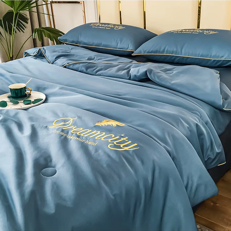 Summer duvet in iced silk - Freshness and nighttime comfort