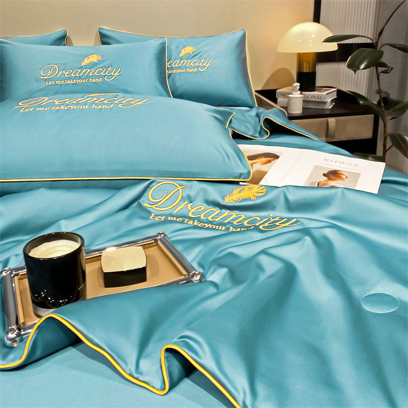 Summer duvet in iced silk - Freshness and nighttime comfort