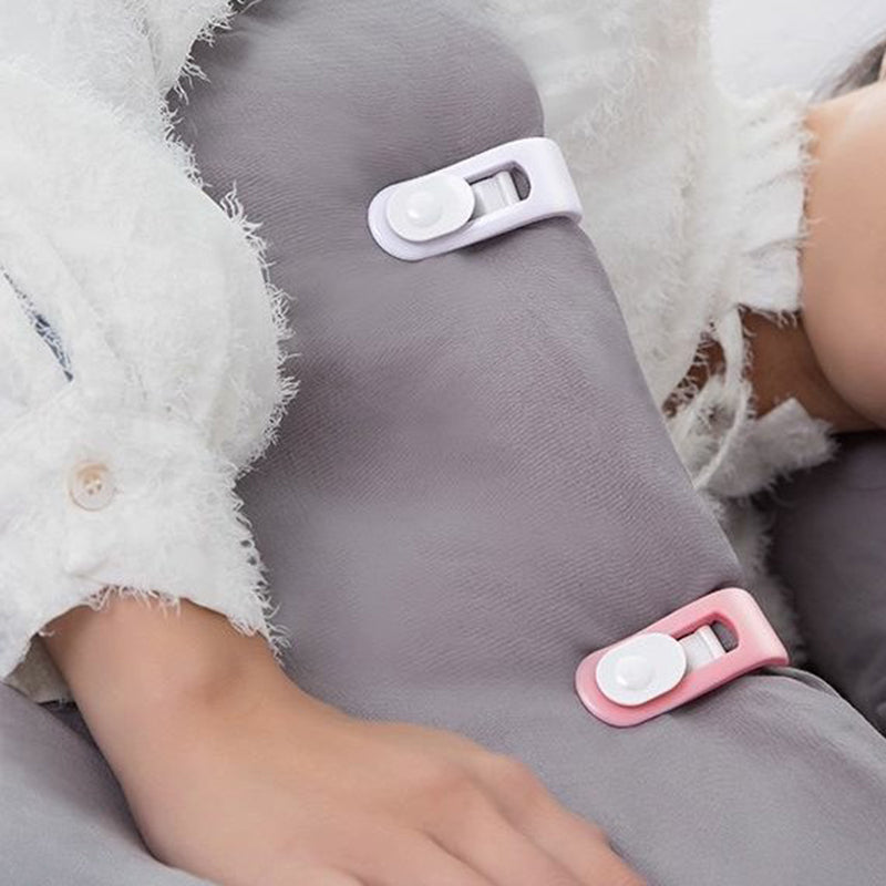 Antiskrid klemmer til dyne - Sikkerhed og komfort (x6)