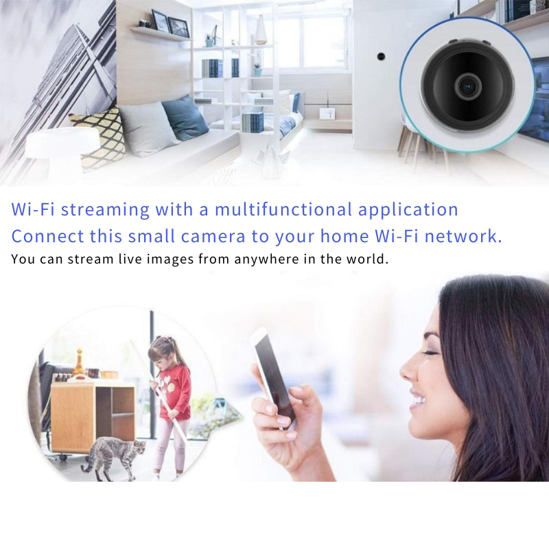 Mini WiFi Kamera Magnetisk: Diskret og Effektiv Sikkerhed