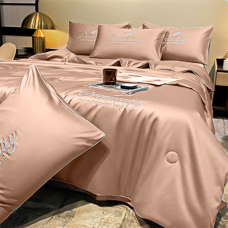 Summer duvet in iced silk - Freshness and nighttime comfort