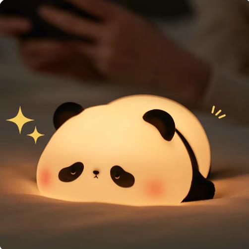 Panda natlampe: Blødhed og sikkerhed for børn