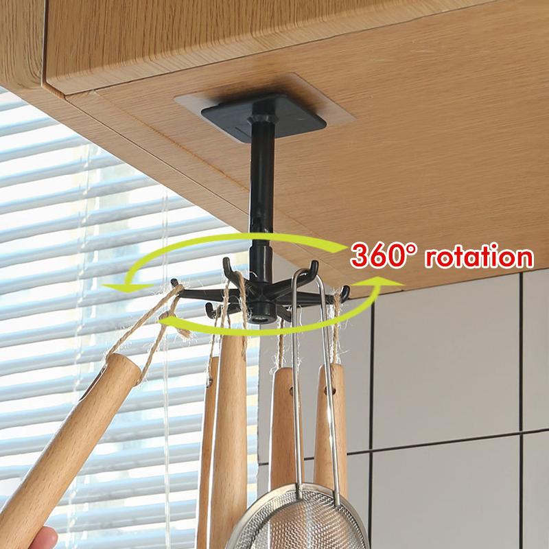 Rotujúci hák 360° na optimalizáciu priestoru