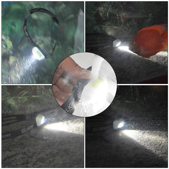 Ultra-svetelná čelová lampa: Osvetlite každý kút s úplnou slobodou