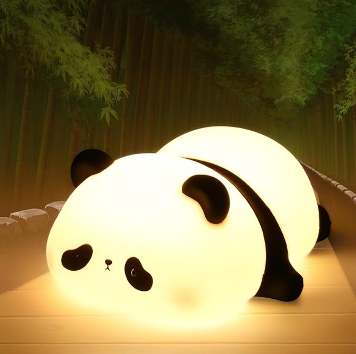 Panda natlampe: Blødhed og sikkerhed for børn