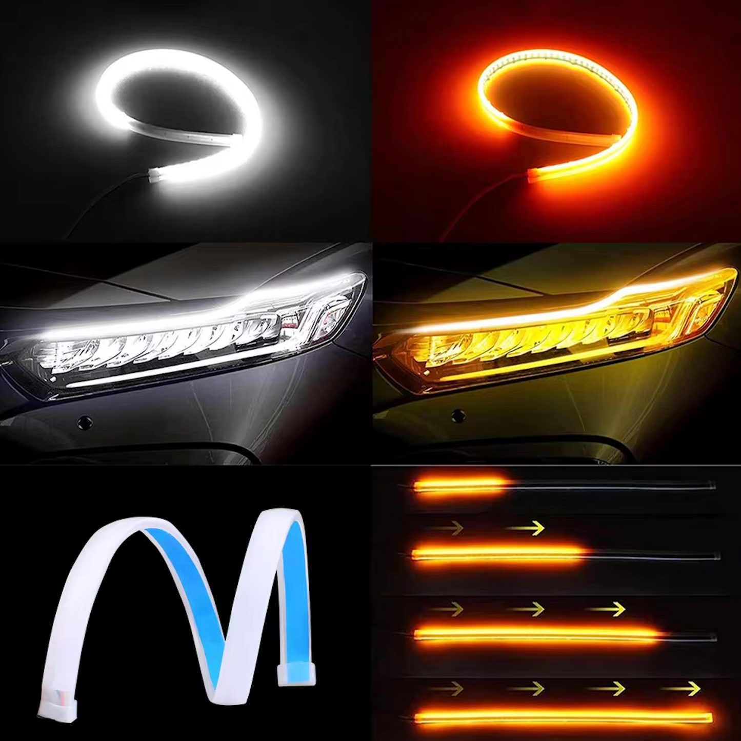 Fari diurni LED flessibili: sicurezza e stile per il tuo veicolo