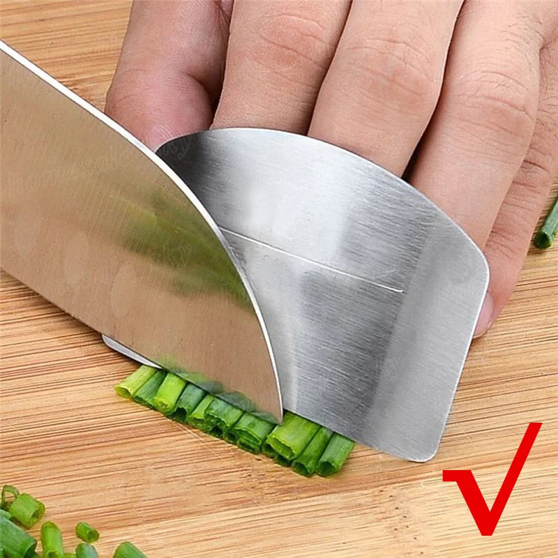 Bescherming van de vingers in staal: veilig koken!
