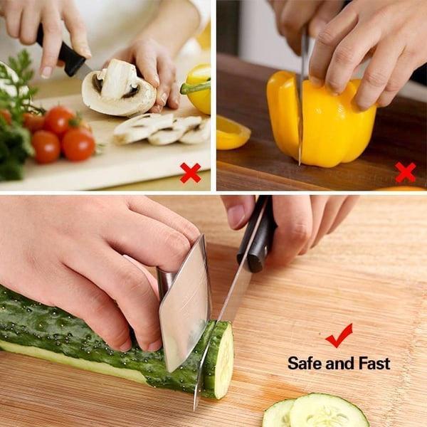 Bescherming van de vingers in staal: veilig koken!