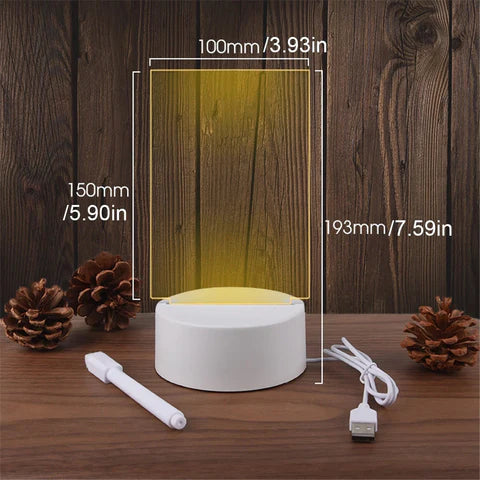 LED anteckningstavla: Organisera dina idéer med stil!
