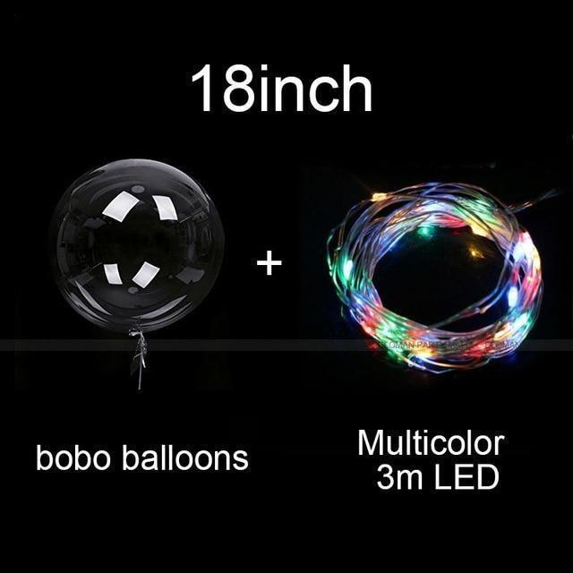 בלוני LED רב פעמיים להאיר את המסיבות שלכם (X10)