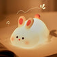 Silicone Rabbit Night Light: Softness and Nighttime Safety 