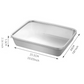 Convertible stainless steel dish: Store and serve with elegance 