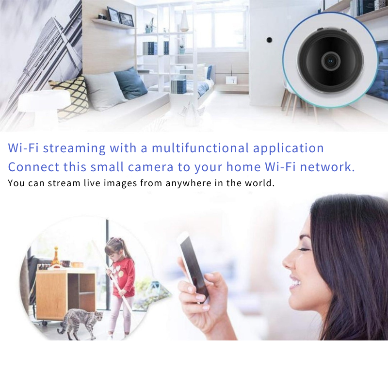 Mini WiFi Magnetische Camera: Discrete en Effectieve Beveiliging 