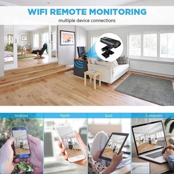 Wi-Fi surveillance camera with instant alert 