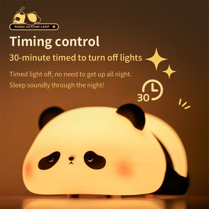 Panda Night Light: Softness and Safety for Children 