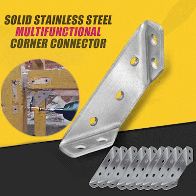 Steel Corner Connector - Reinforce your furniture (x10)