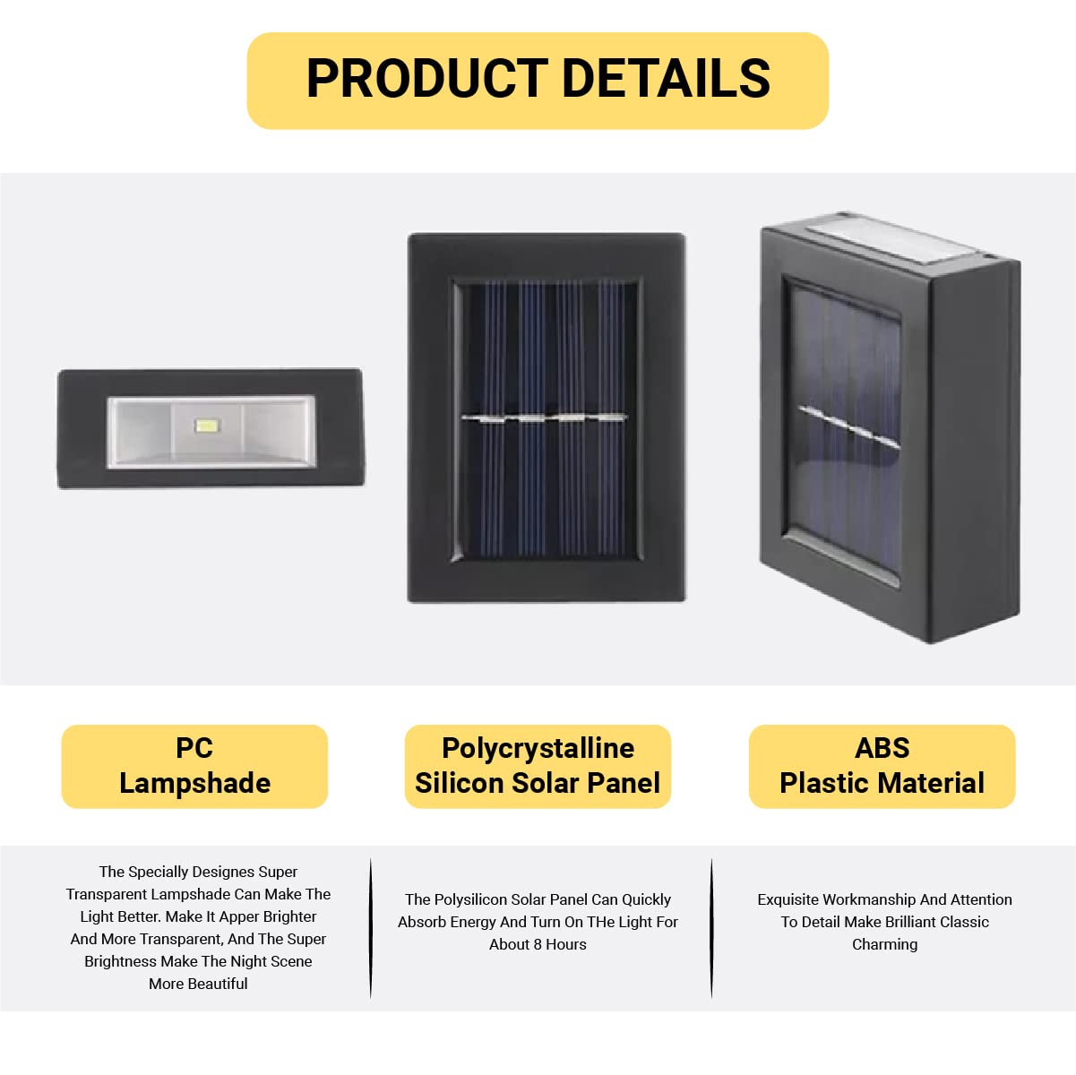 Iluminat solar exterior economic și ecologic 