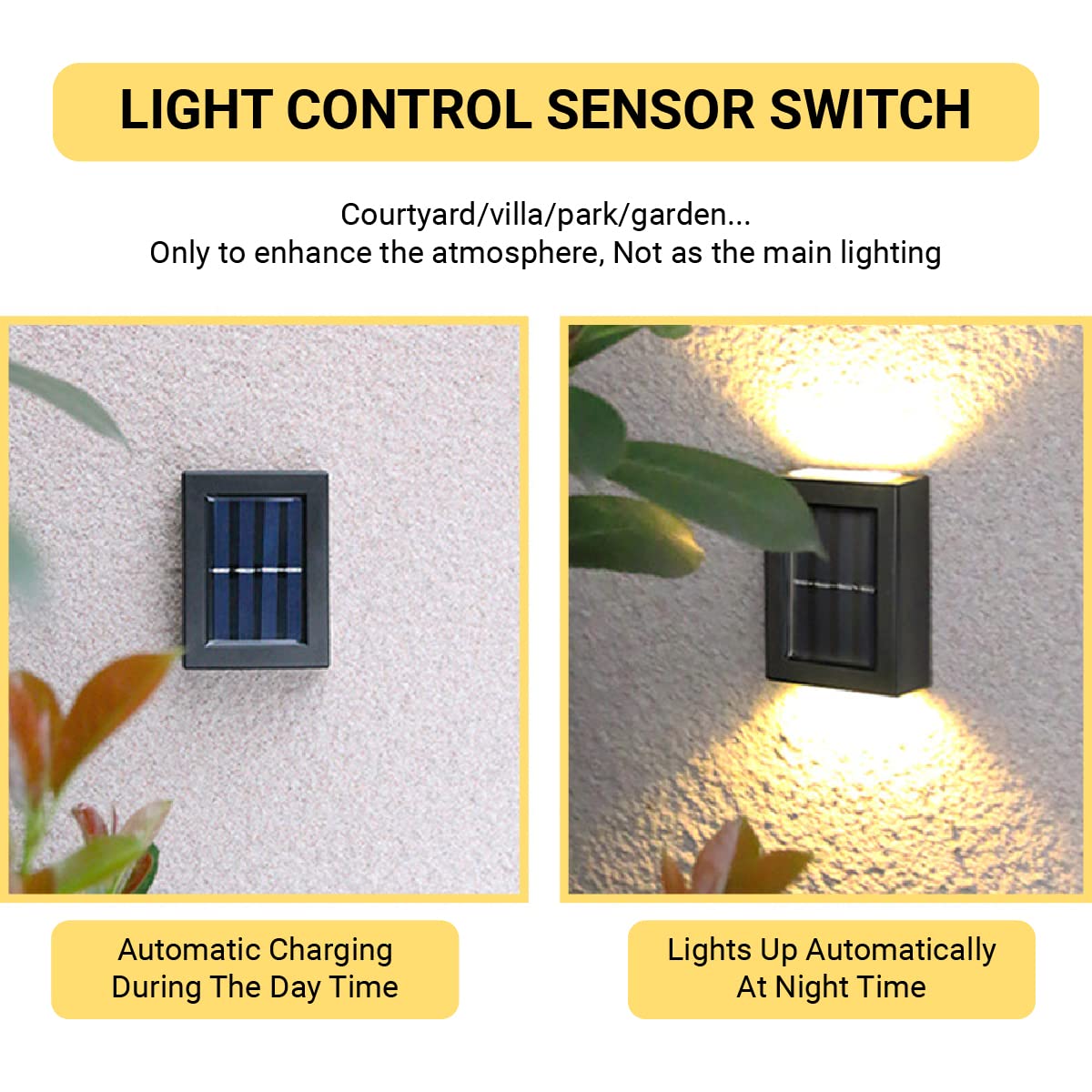 Luz solar exterior económica y ecológica 