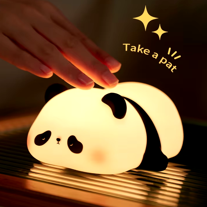 Panda Night Light: Softness and Safety for Children 