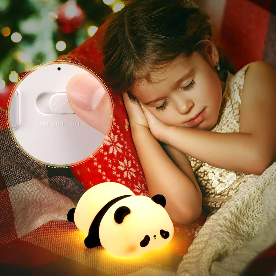 Panda Night Light: Softness and Safety for Children 