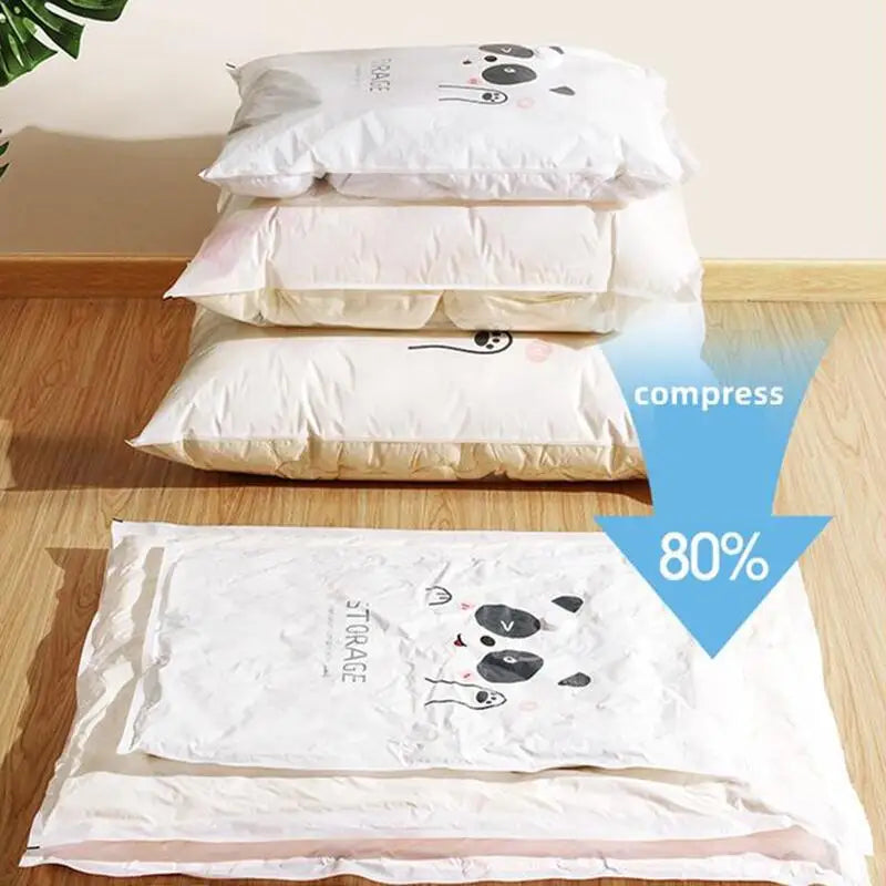 Kit sac di compressione con pompa: Risparmia l'80% di spazio 