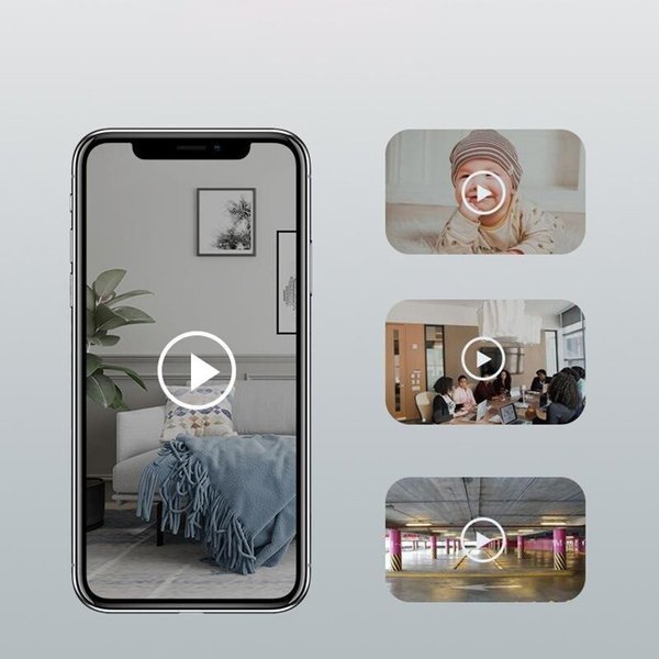 Cámara de vigilancia Wi-Fi con alerta instantánea 