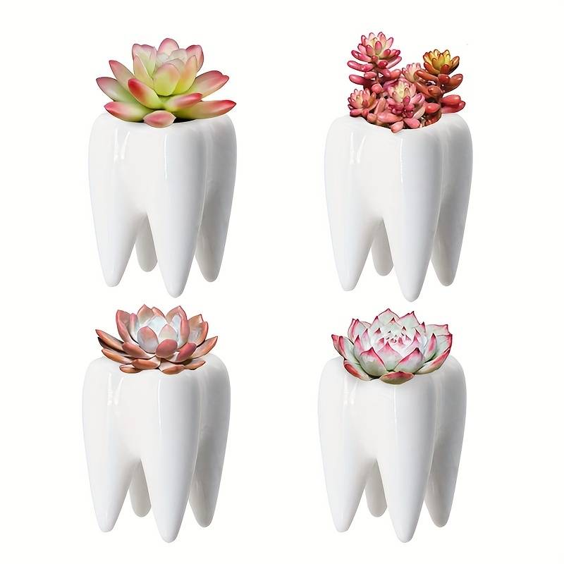 Versatile Ceramic Dental Vase