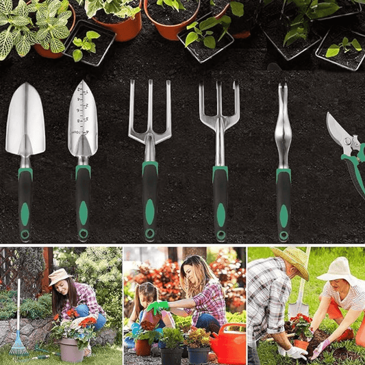 Komplet professionelt havearbejdssæt - 11 værktøjer
